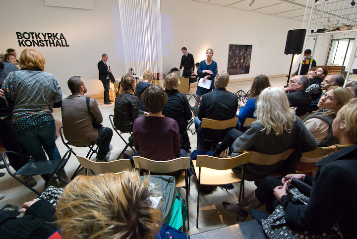 What is a residency? What is a city? at Botkyrka konsthall and the Multicultural Centre. 18 April, 2009. Photo: Andrzej Markiewicz