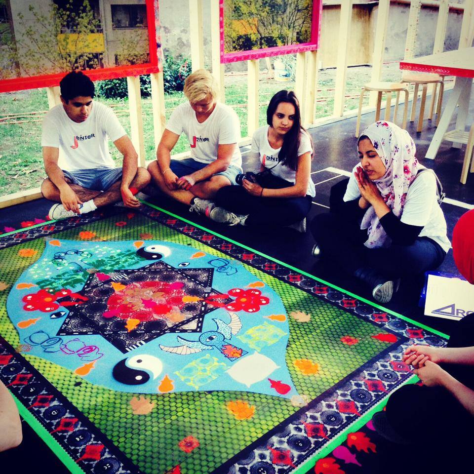 Junior Residence, Dream Team, in Venice Biennale 2014. Photo: Saadia Hussain
