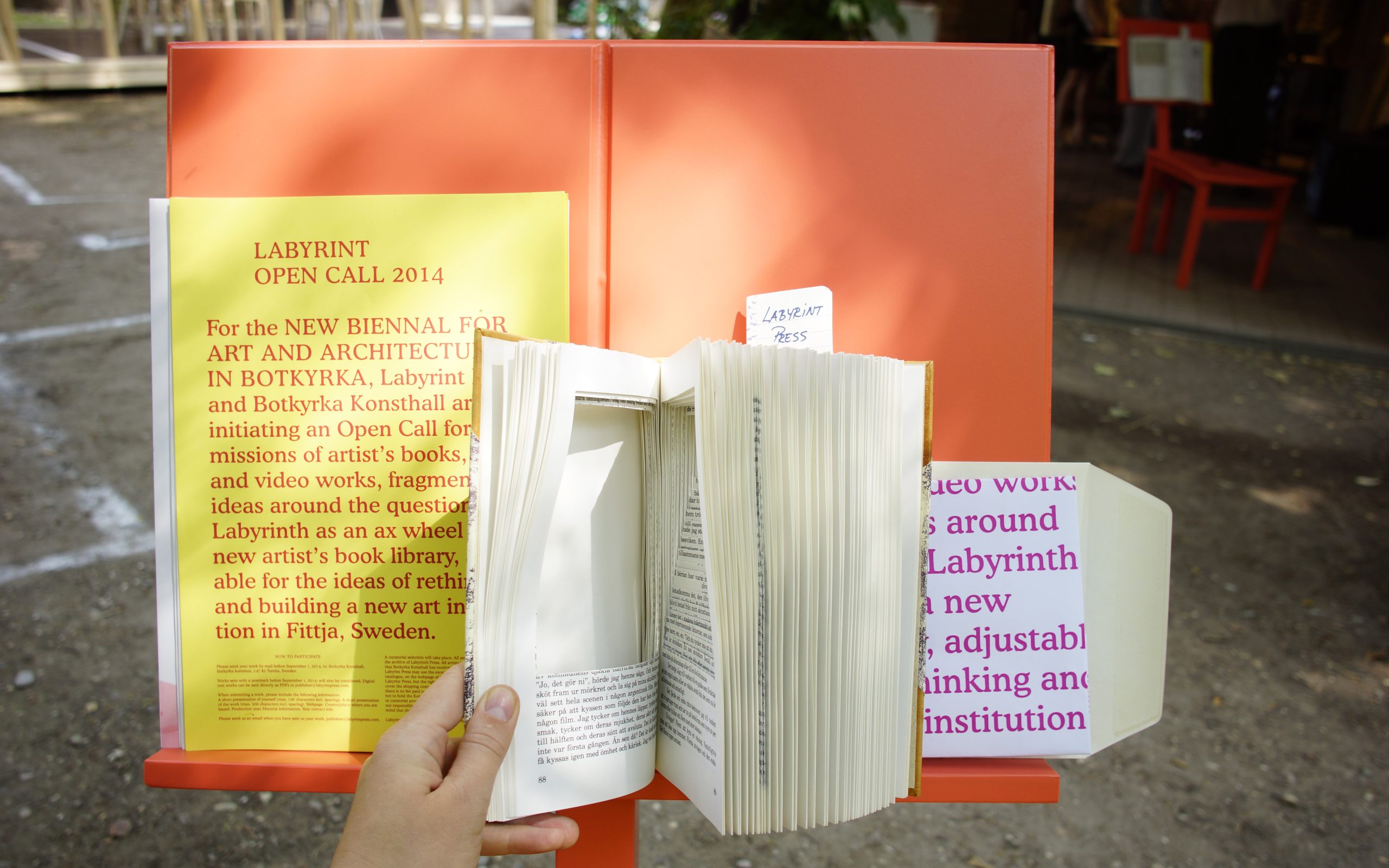 Pia Sandström, Labyrint, Fittjapaviljongen, den 14:e arkitekturbiennalen i Venedig.