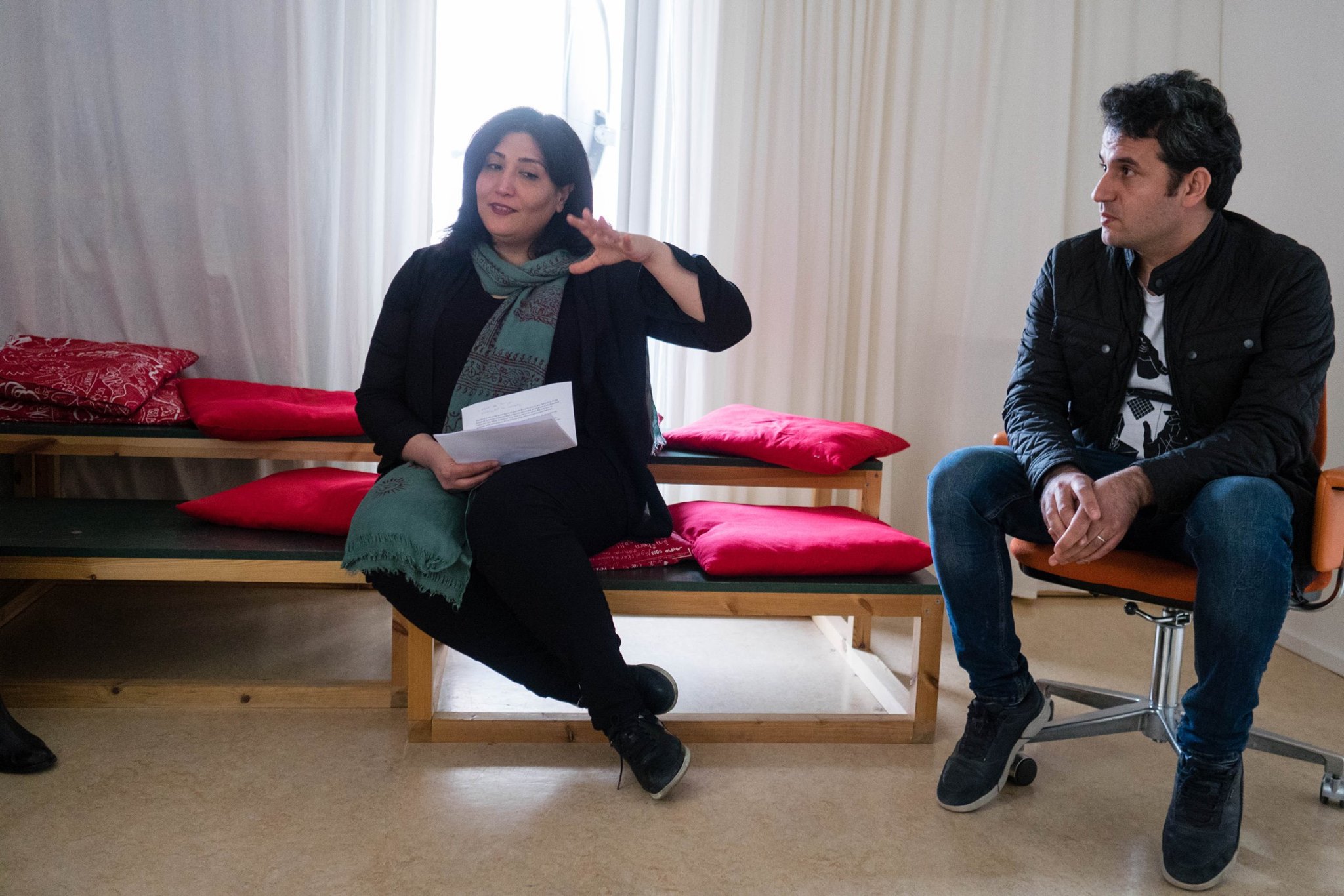 Maryam Omrani, I always pretend I don't care, Residence Botkyrka, 2017