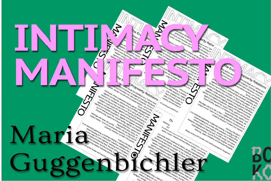 School in Common & Maria Guggenbichler, Intimacy Manifestor, 2018